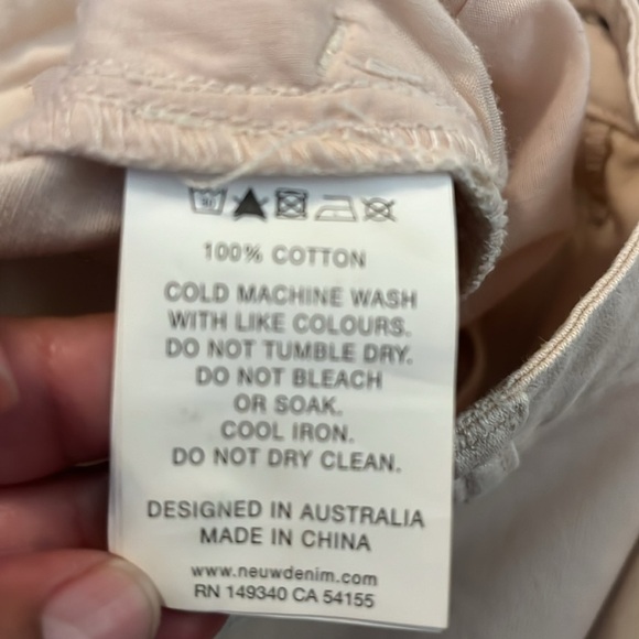 ROLLAS High Rise Wide Leg Jeans size 10/Medium beige - Picture 5 of 11